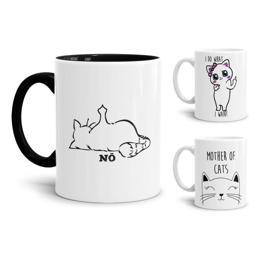 Tassen mit Katzenmotiven online kaufen - Lanilo