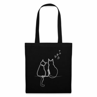 Stofftasche "Verliebte Katzen"